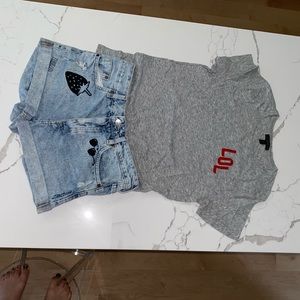 DIVIDED Jean shorts